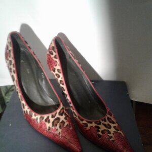Vintage! Donald Pliner Couture Gator Calf Hair Heels
